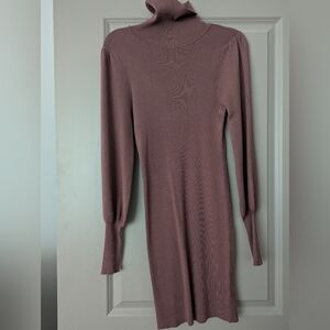 Long sleeve turtle neck dress